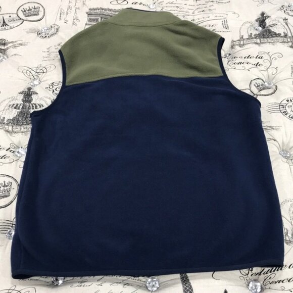 Brooks Brothers Colorblock Polar Fleece Zip Vest - Picture 4 of 8